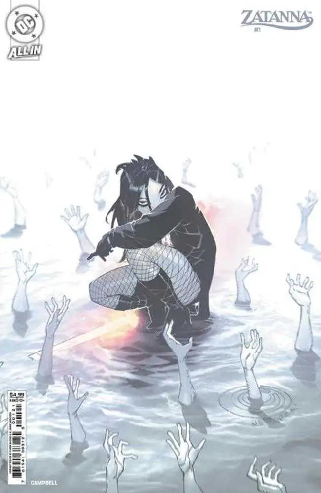 Zatanna comic book cover featuring Chris Bachalo art from Zatanna #1 Card Stock Variant