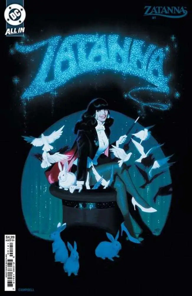 Zatanna comic book cover featuring David Talaski Cover D variant with stage crew theme