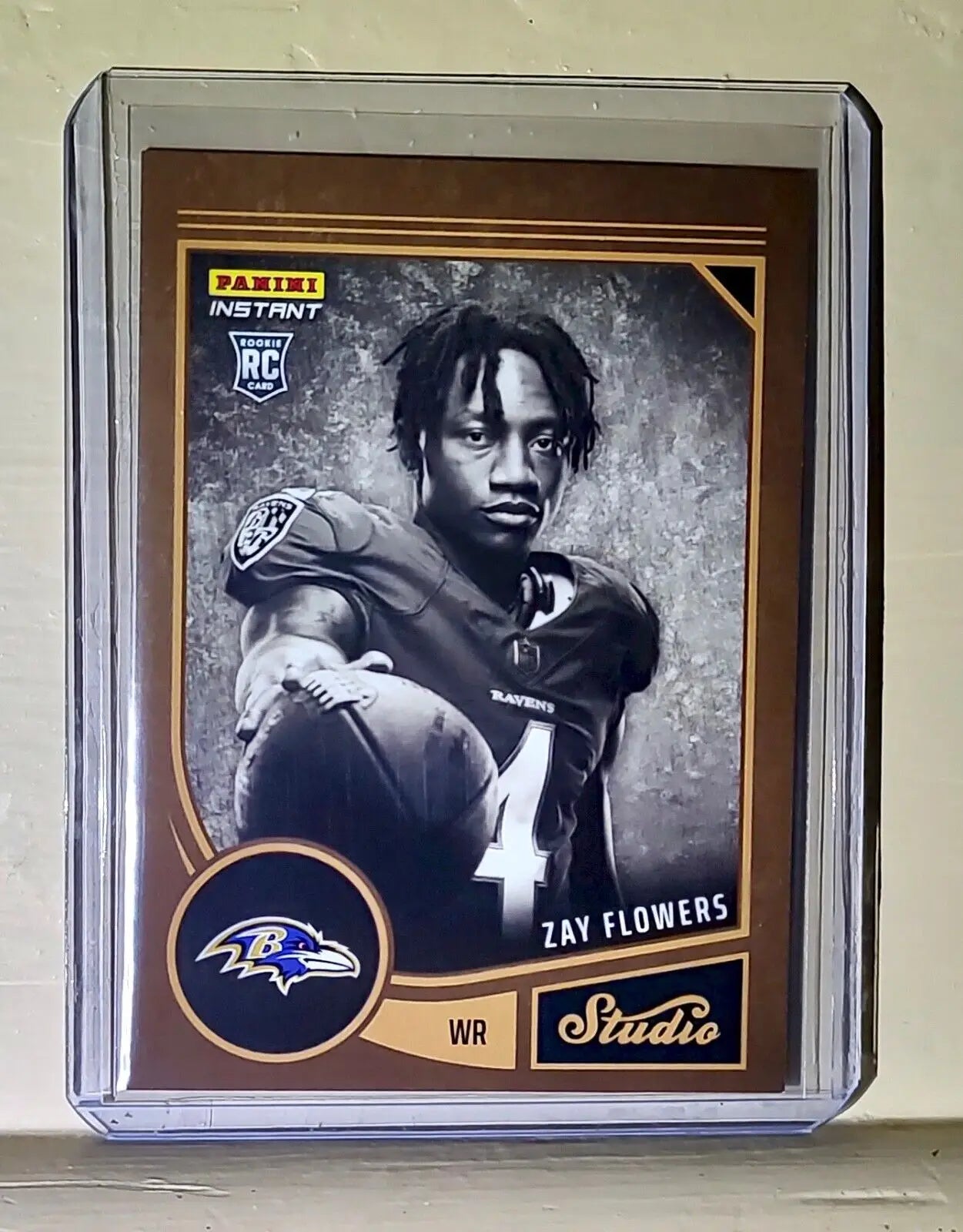 Zay Flowers 2023 Panini NFL Studio Rookies #22 Rookie Card 1/370 - Football Card Single