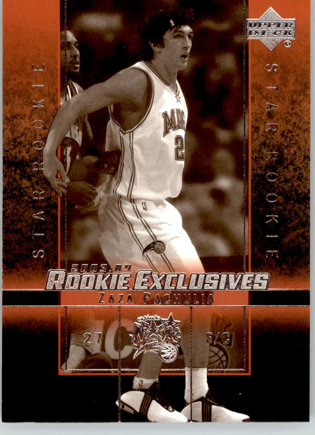 Zaza Pachulia - 2003-04 Upper Deck Rookie Exclusives - #28 - Variation - Basketball Card Single