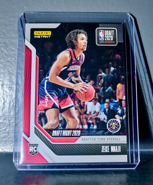 Zeke Nnaji 2020-21 Panini Draft Night #37 Basketball Rookie Card 1 of 281 - Basketball Card Single