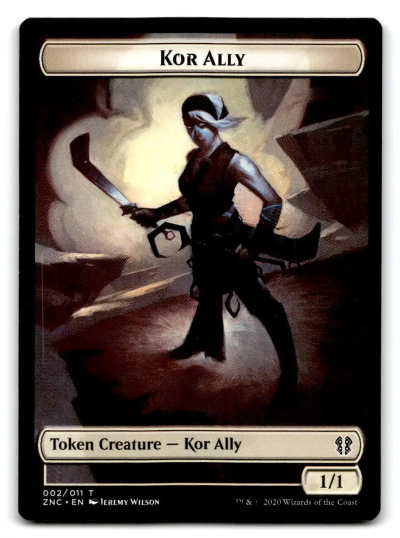 Zendikar Rising #2 Kor Ally Token - Magic Card Single