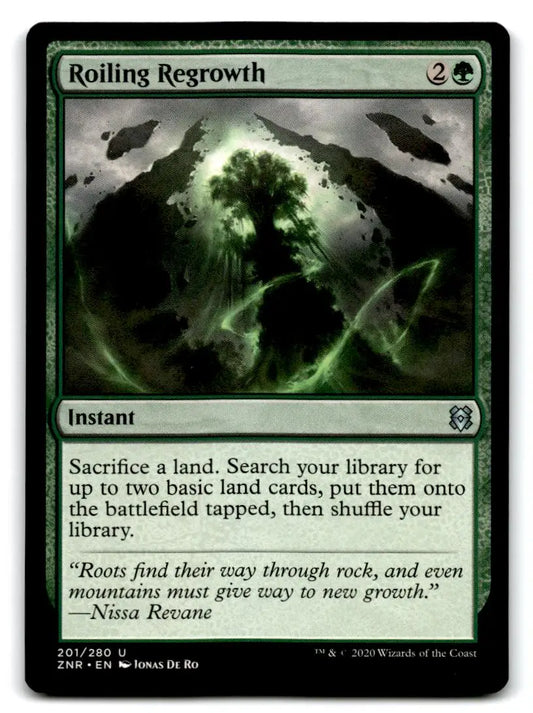 Zendikar Rising #201 Roiling Regrowth - Magic Card Single