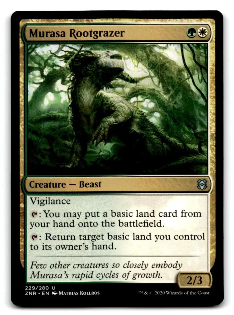 Zendikar Rising #229 Murasa Rootgrazer - Magic Card Single