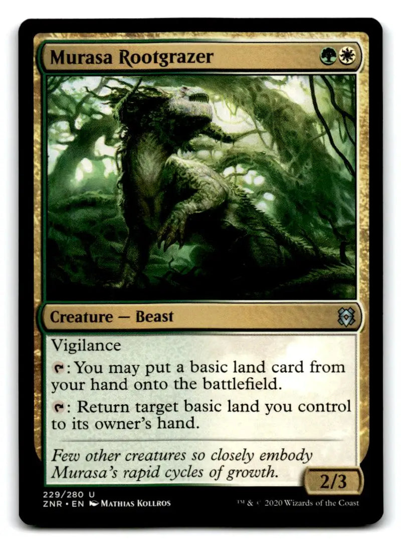 Zendikar Rising #229 Murasa Rootgrazer - Magic Card Single