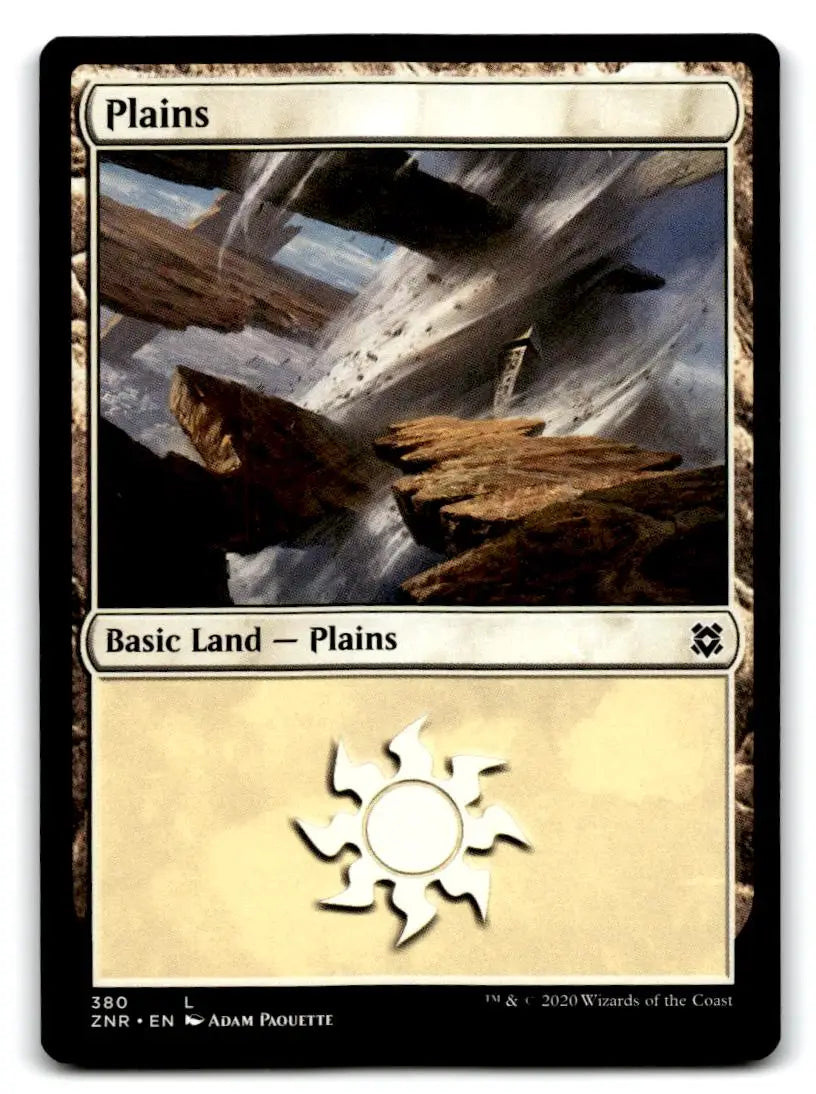 Zendikar Rising #380 Plains - Magic Card Single
