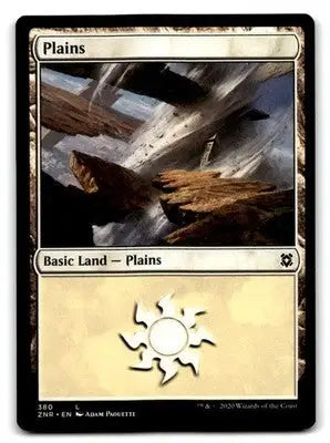 Zendikar Rising #380 Plains - Magic Card Single