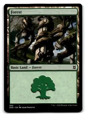 Zendikar Rising #384 Forest - Magic Card Single