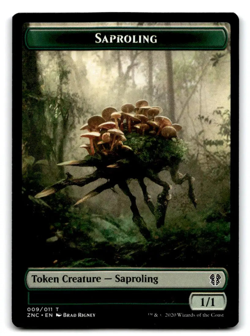 Zendikar Rising #9 Saproling Token - Magic Card Single