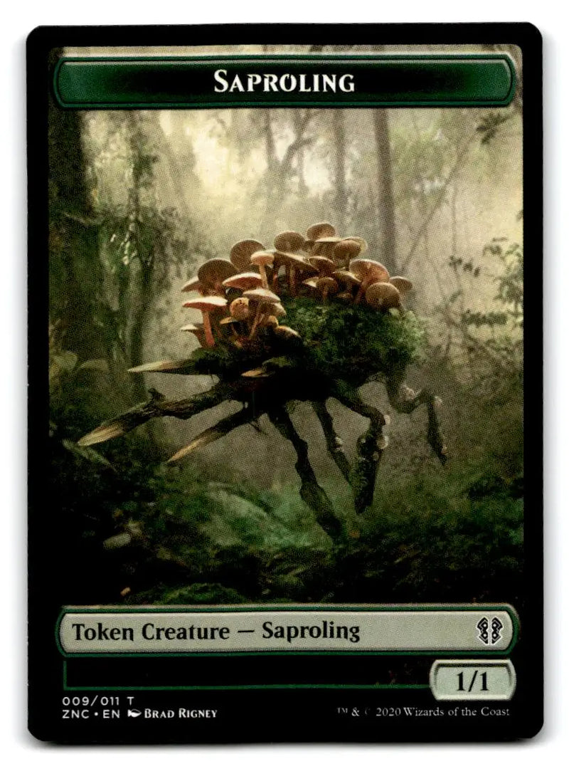 Zendikar Rising #9 Saproling Token - Magic Card Single
