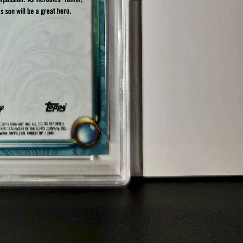 Zeus 2025 Topps Disney Wonder #134 Diamond Card Hercules PSA PSA 9 - Non-Sports Card Single