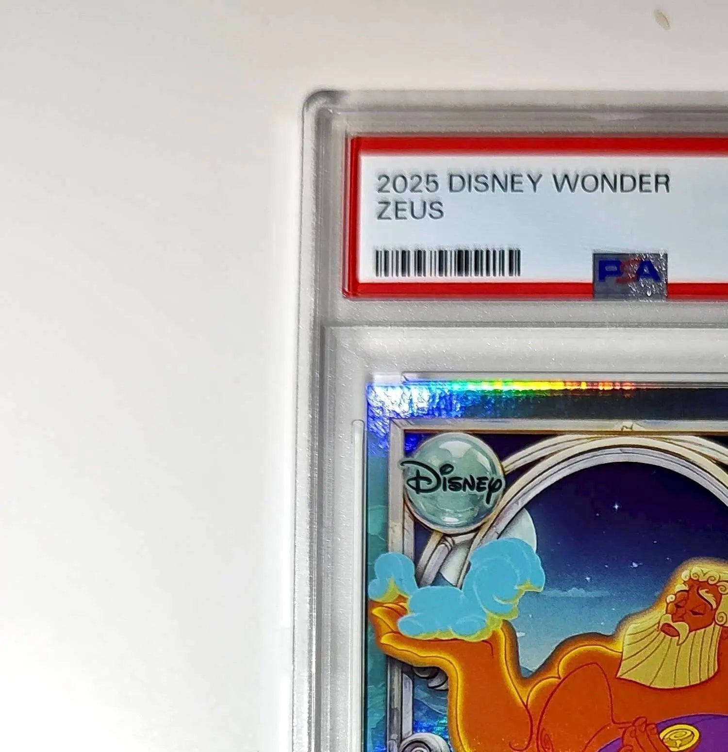 Zeus 2025 Topps Disney Wonder #134 Diamond Card Hercules PSA PSA 9 - Non-Sports Card Single