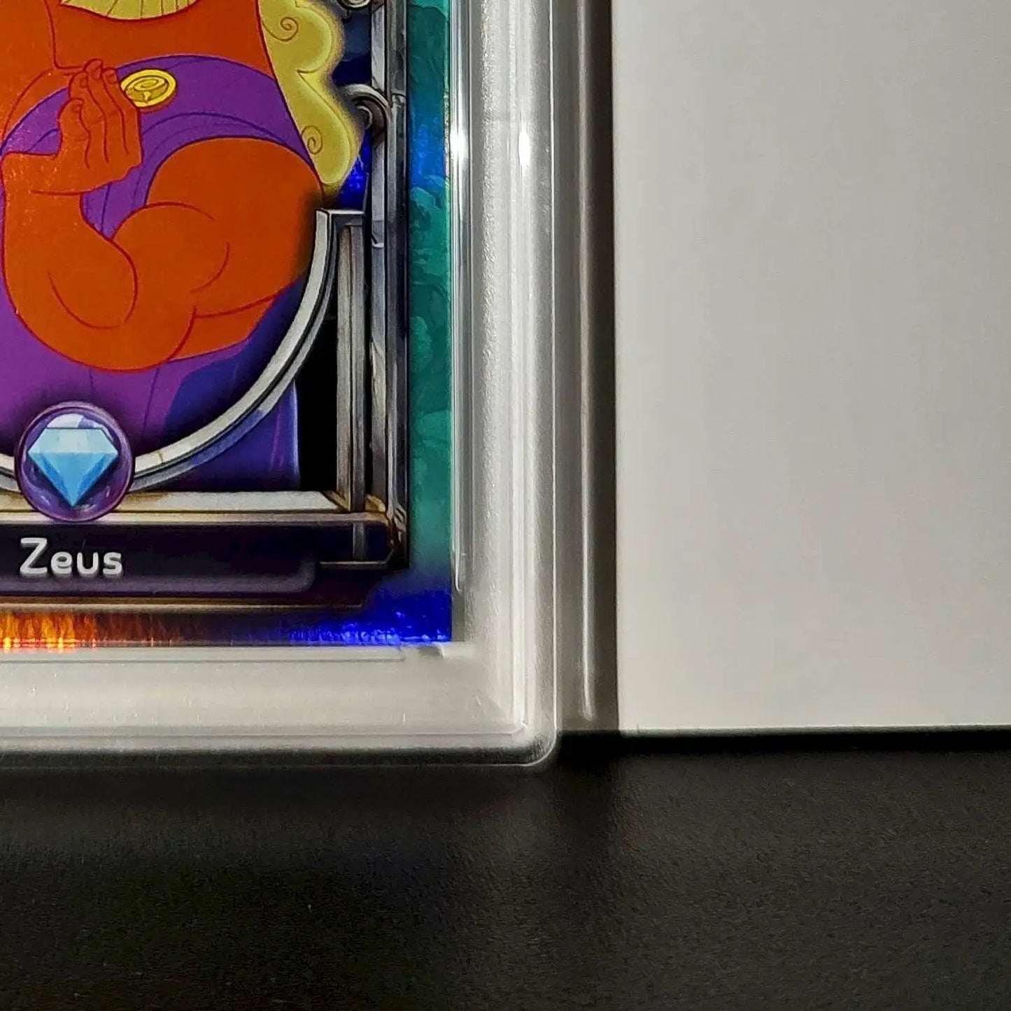 Zeus 2025 Topps Disney Wonder #134 Diamond Card Hercules PSA PSA 9 - Non-Sports Card Single
