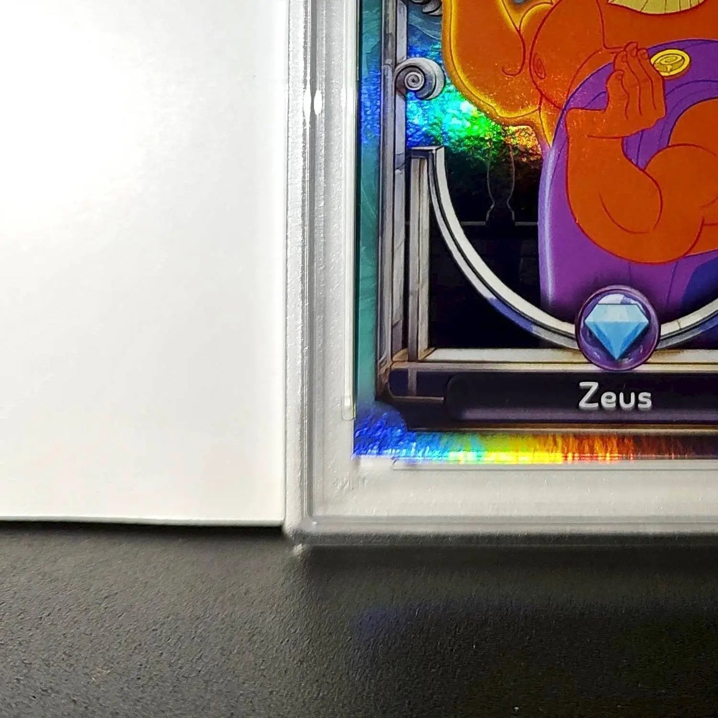 Zeus 2025 Topps Disney Wonder #134 Diamond Card Hercules PSA PSA 9 - Non-Sports Card Single