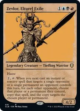 Zevlor Elturel Exile Showcase - Commander Legends: Battle for Baldur’s Gate - Magic Card Single