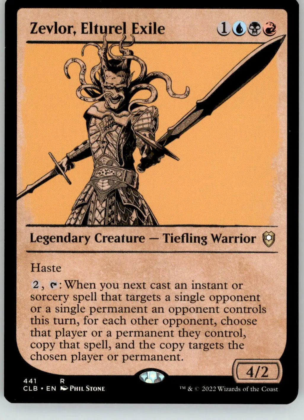 Zevlor Elturel Exile Showcase - Commander Legends: Battle for Baldur’s Gate - Magic Card Single