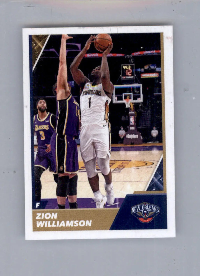 Zion Williamson - 2021-22 Panini NBA Sticker & Card Collection - #412