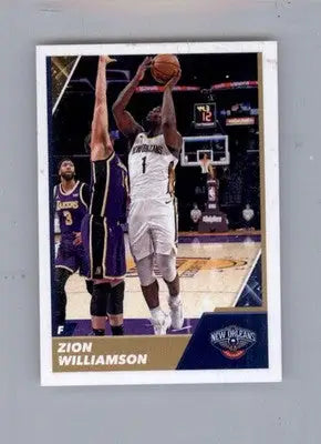 Zion Williamson - 2021-22 Panini NBA Sticker & Card Collection - #412 - Basketball Card Single
