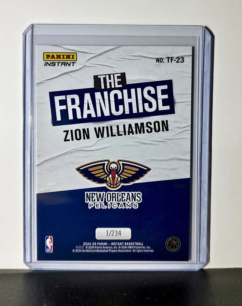 Zion Williamson 2024-25 Panini The Franchise NBA #23 Card Pelicans 1/234 - Basketball Card Single