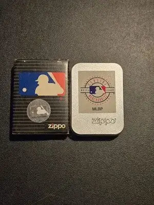 Zippo Lighter New York Yankees MLBP Genuine Merchandise Tin Box Collectible - Sports Memorabilia