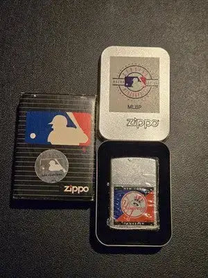 Zippo Lighter New York Yankees MLBP Genuine Merchandise Tin Box Collectible - Sports Memorabilia