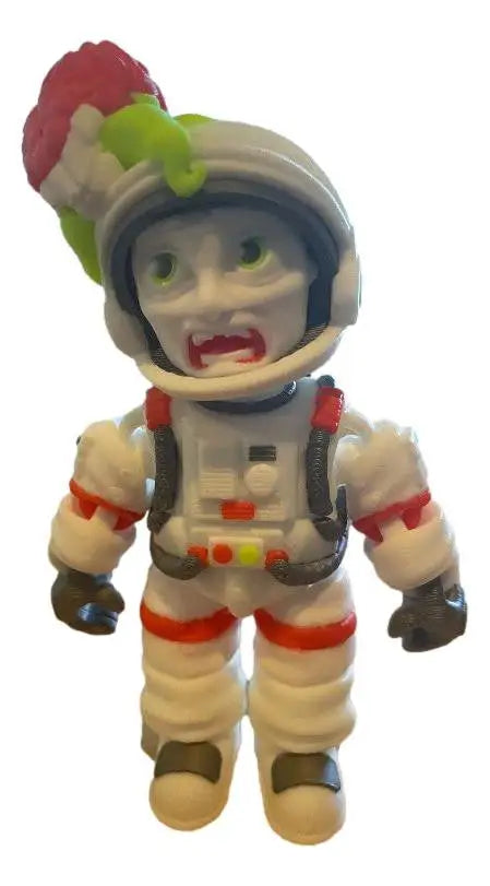 Zombie Astronaut Figurine 3D Printed Sci Fi Horror Funny Creepy Toy Gift - Collectibles