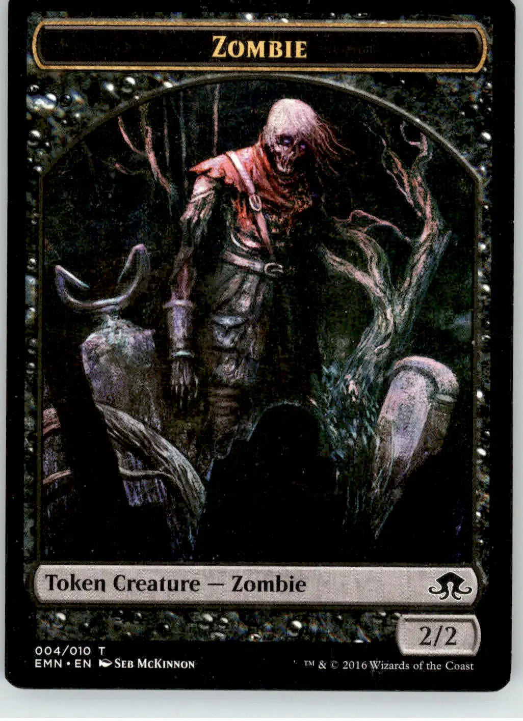 Zombie Token (004) - Eldritch Moon - 4 - NM Magic: The Gathering