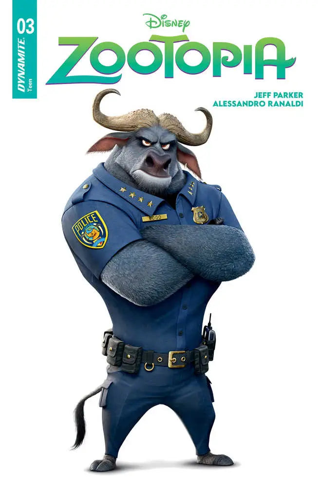 Zootopia #3 Cover E movie characters comic featuring popular movie characters on the cover