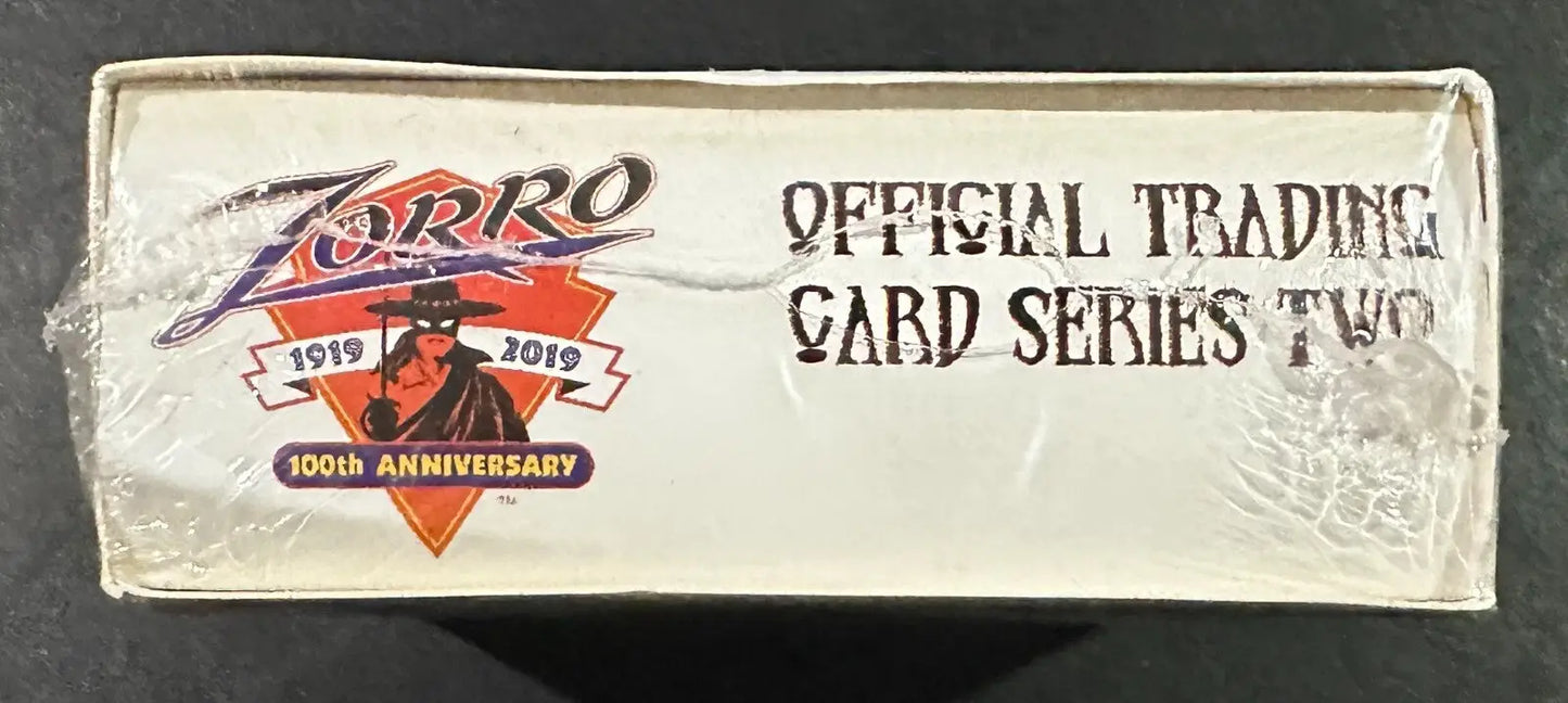 Zorro trading card box with zorro mini cards from ZORRO SERIES 2 Factory Sealed
