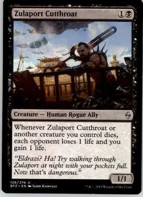 Zulaport Cutthroat - Battle for Zendikar - 126 - NM - Magic Card Single