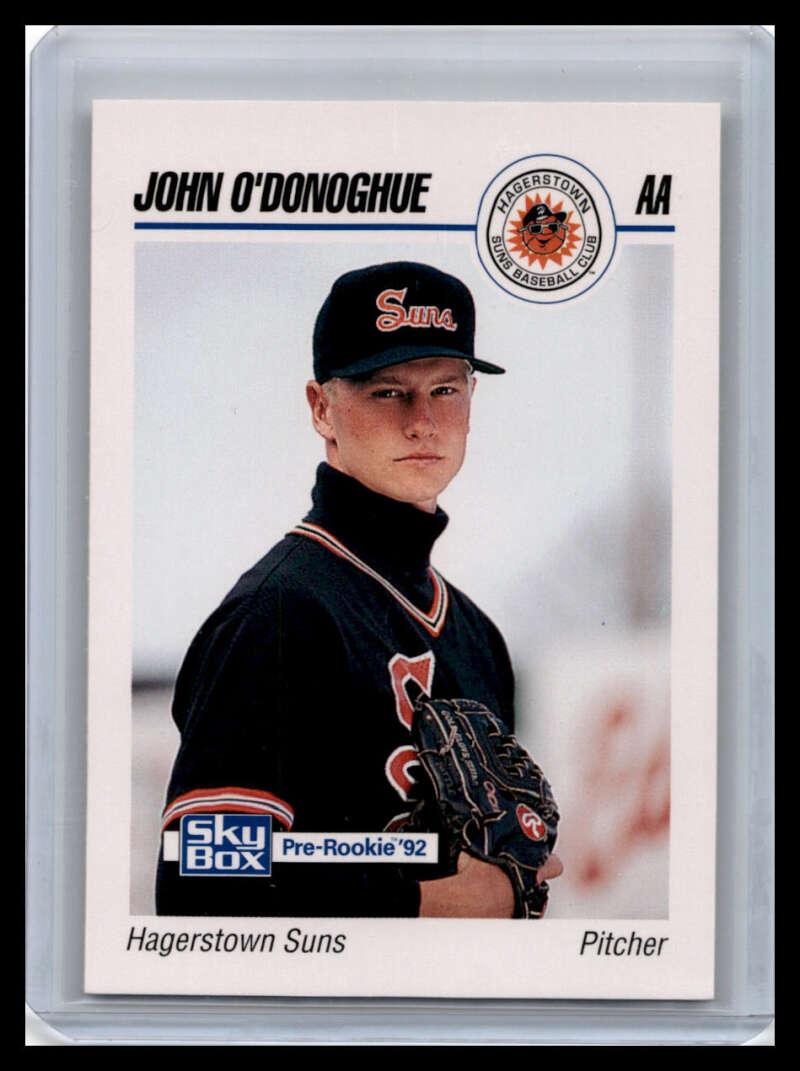 1992 Skybox AA #111 John O'Donoghue Hagerstown Suns NM-MT Baseball Card Image 1