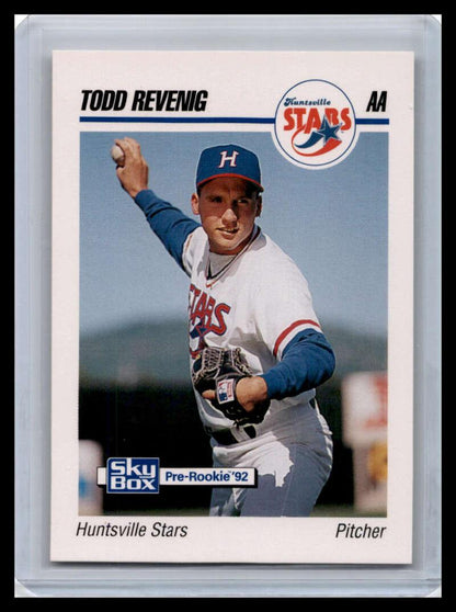 1992 Skybox AA #136 Todd Revenig Huntsville Stars NM-MT Baseball Card Image 1