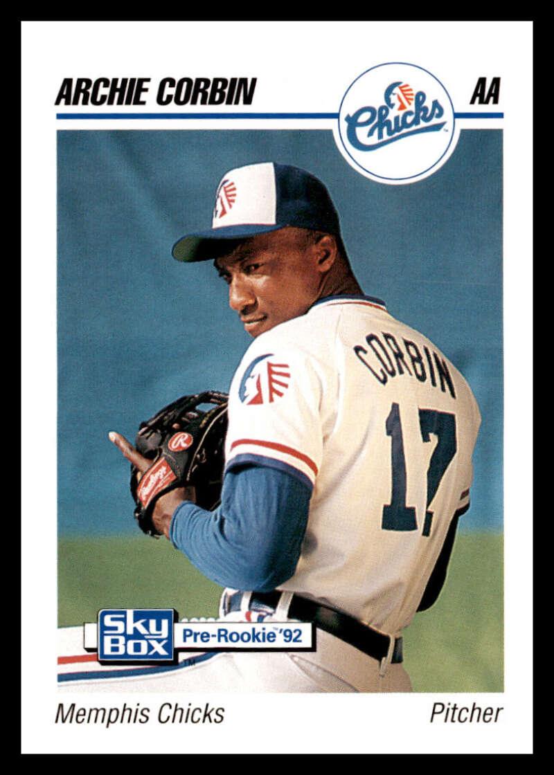 1992 Skybox AA #182 Archie Corbin Memphis Chicks NM-MT Baseball Card Image 1