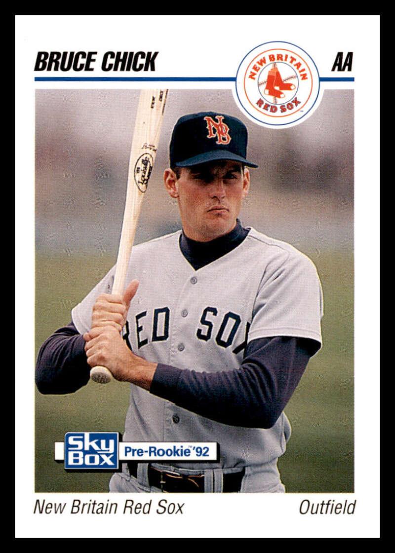 1992 Skybox AA #204 Bruce Chick New Britain Red Sox NM-MT Baseball Card Image 1