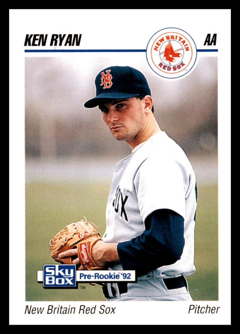 1992 Skybox AA #213 Ken Ryan New Britain Red Sox NM-MT Baseball Card Image 1