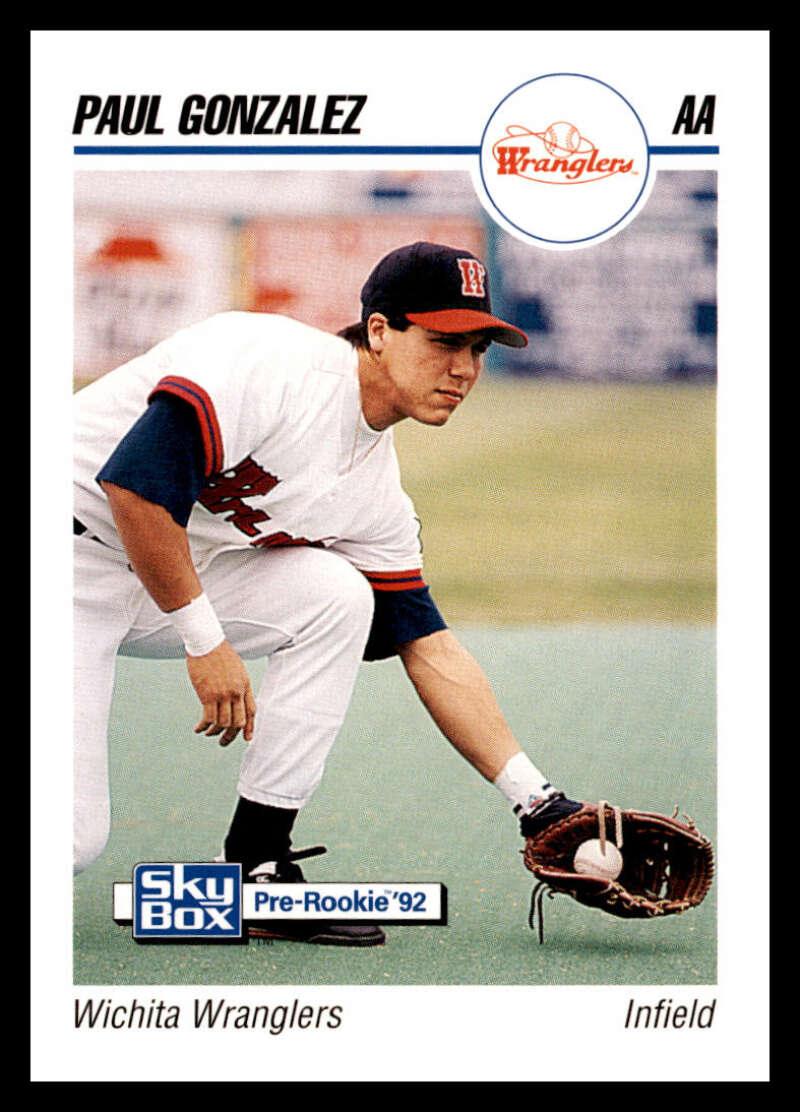 1992 Skybox AA #280 Paul Gonzalez Wichita Wranglers NM-MT Baseball Card Image 1