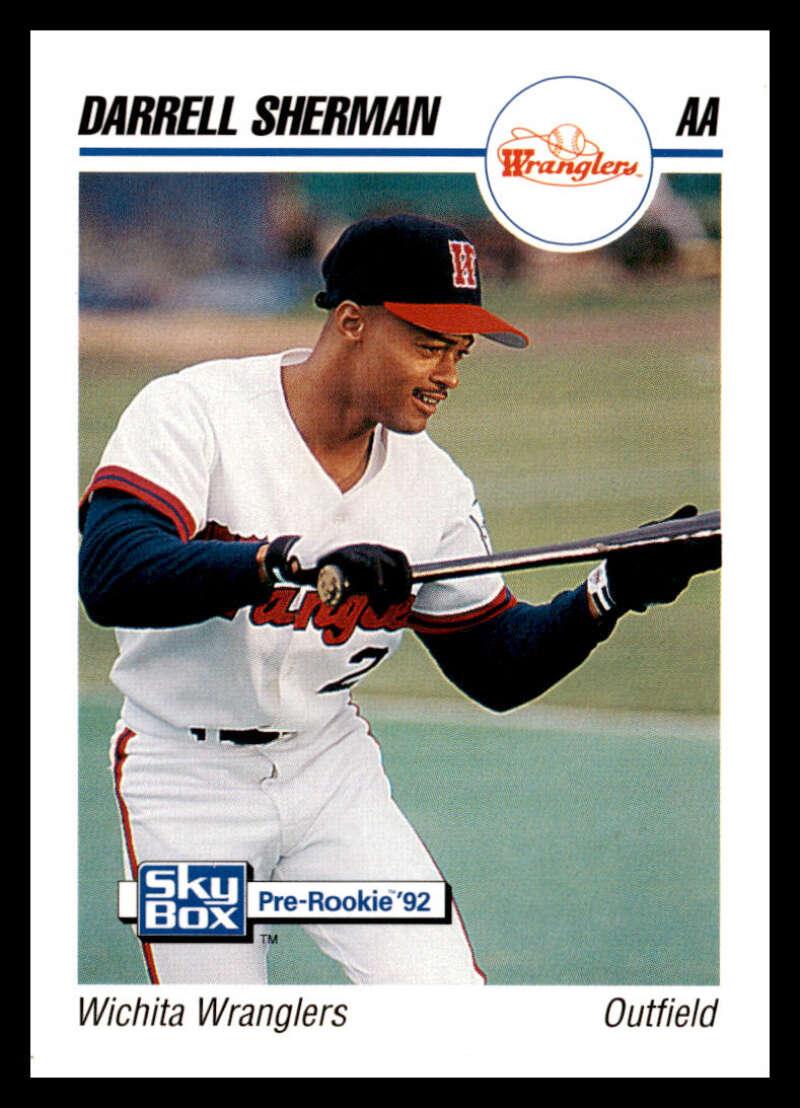 1992 Skybox AA #287 Darrell Sherman Wichita Wranglers NM-MT Baseball Card Image 1