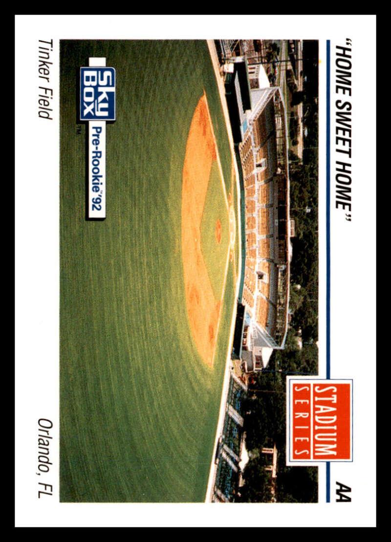 1992 Skybox AA #302 Tinker Field Orlando Sun Rays NM-MT Baseball Card Image 1