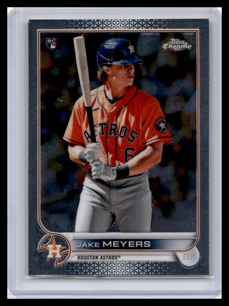 2022 Topps Chrome #114 Jake Meyers NM-MT Houston Astros Baseball Card Image 1