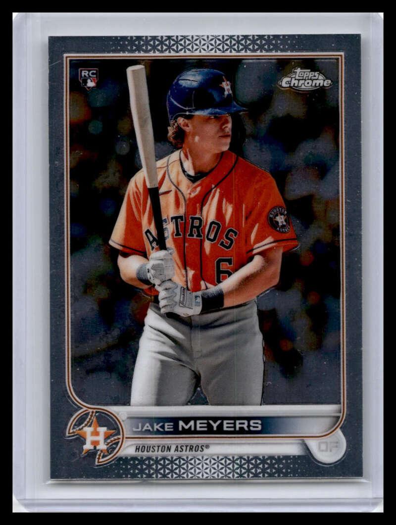 2022 Topps Chrome #114 Jake Meyers NM-MT Houston Astros Baseball Card Image 1