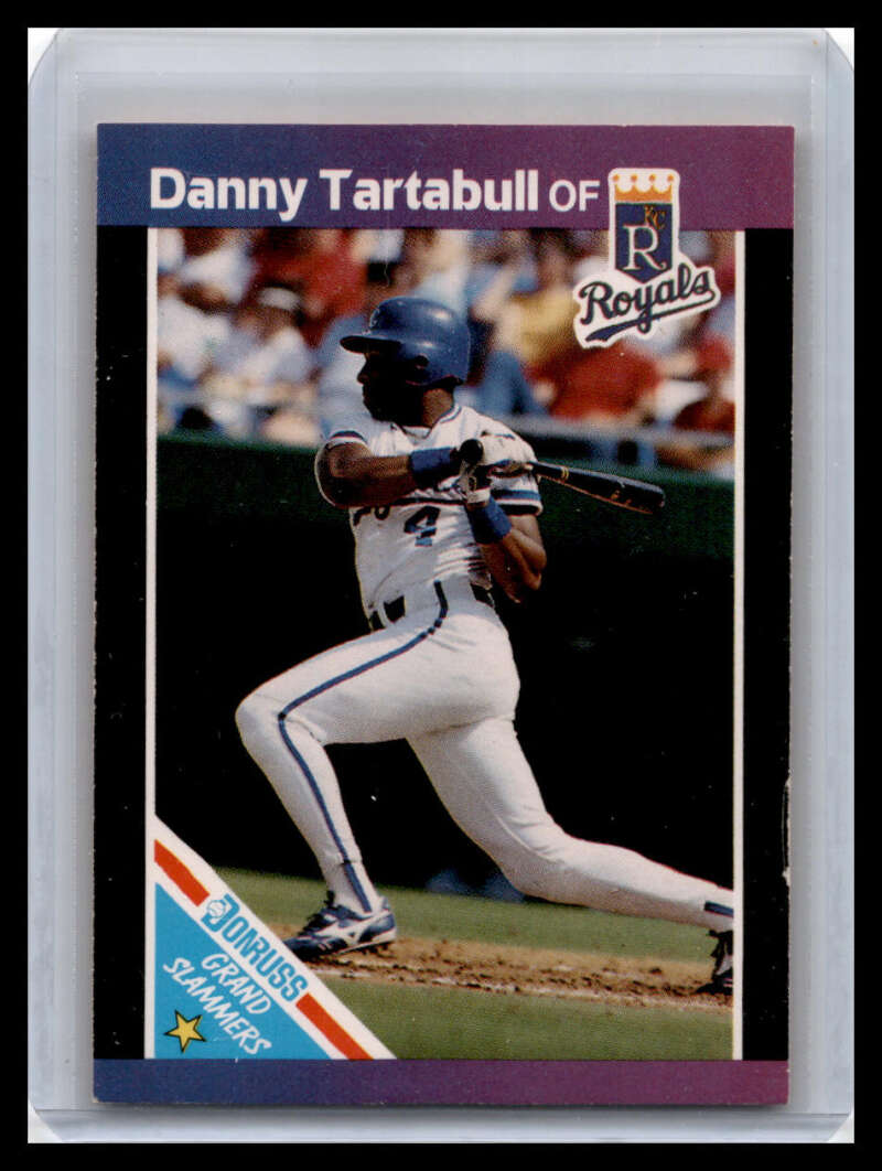 1989 Donruss #10 Danny Tartabull NM-MT Kansas City Royals Baseball Card Image 1