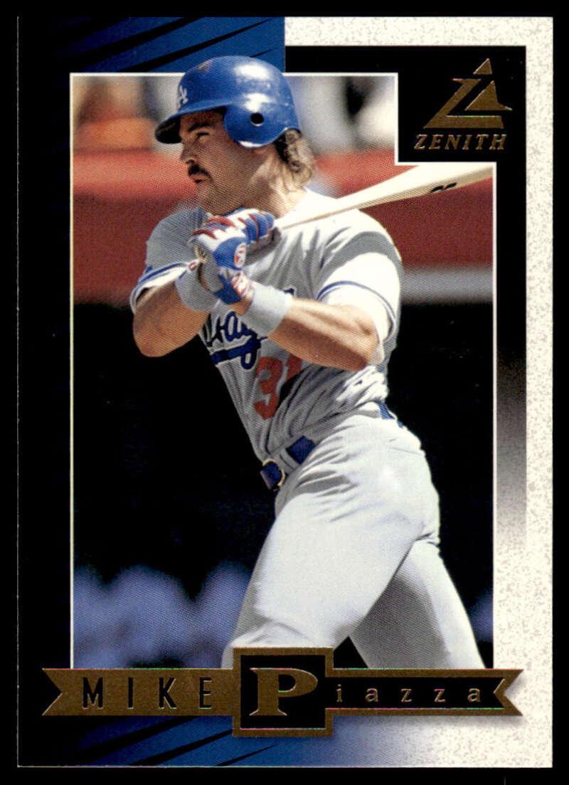 1998 Zenith #14 Mike Piazza EX/NM Los Angeles Dodgers Baseball Card Image 1