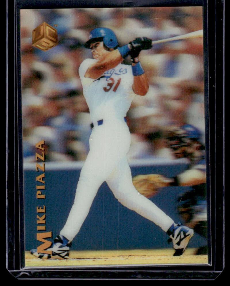 1995 Sportflix UC3 #126 Mike Piazza EX/NM Los Angeles Dodgers Baseball Card Image 1