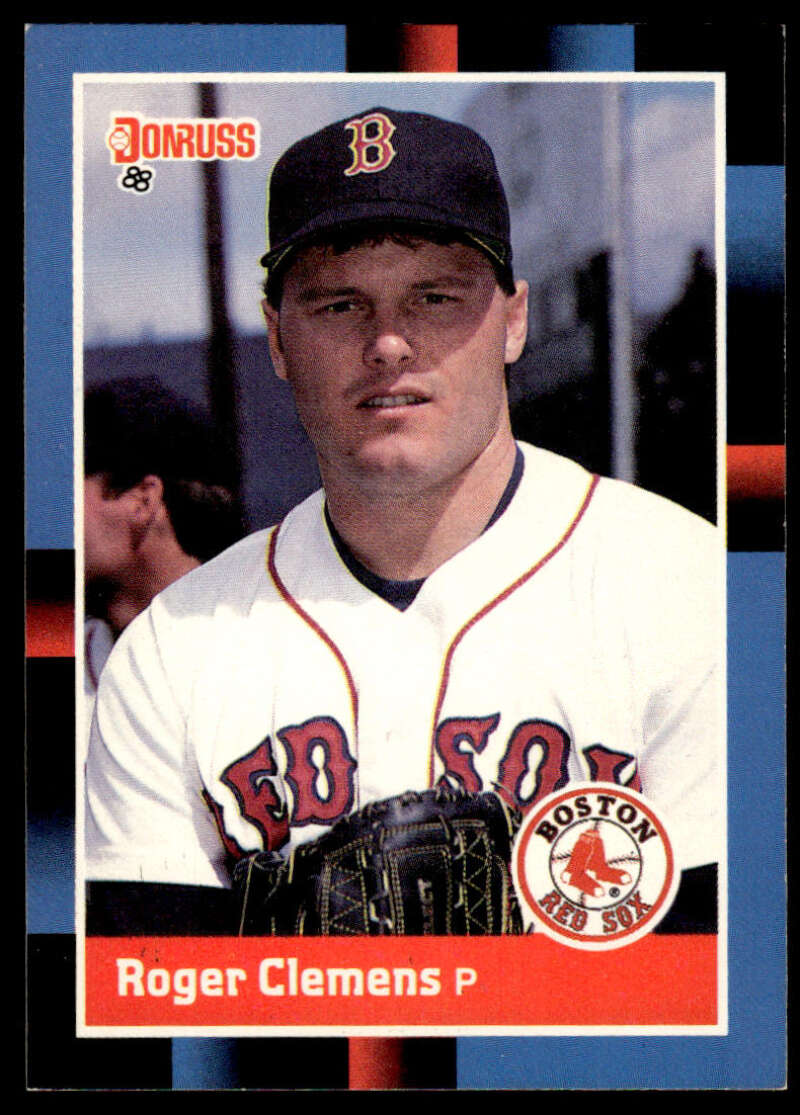 1988 Donruss #51 Roger Clemens EX/NM Boston Red Sox Baseball Card Image 1