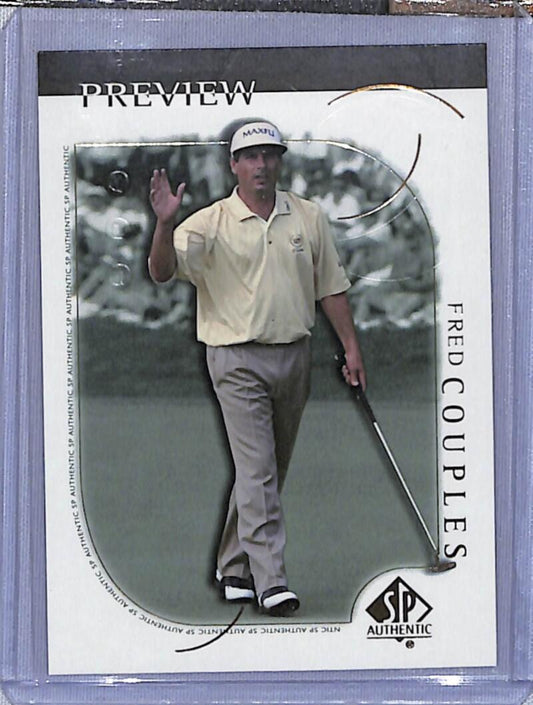 2001 Upper Deck SP Authentic Preview #3 Fred Couples NM-MT Golf Card  Image 1