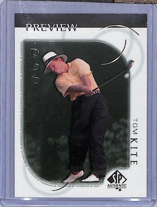 2001 Upper Deck SP Authentic Preview #9 Tom Kite NM-MT Golf Card  Image 1