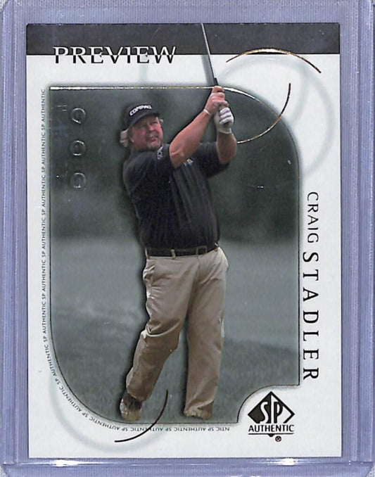 2001 Upper Deck SP Authentic Preview #10 Craig Stadler NM-MT Golf Card  Image 1