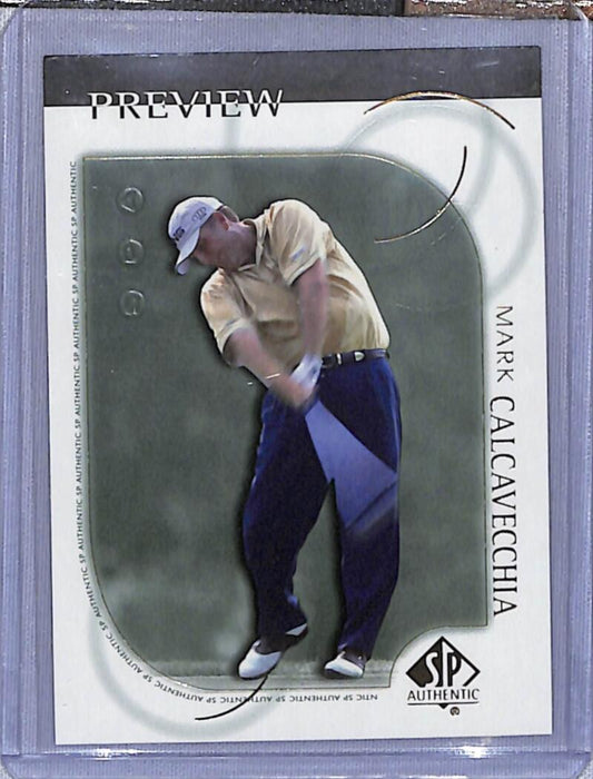 2001 Upper Deck SP Authentic Preview #11 Mark Calcavecchia NM-MT Golf Card  Image 1