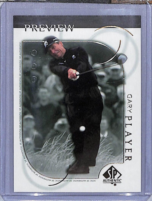 2001 Upper Deck SP Authentic Preview #14 Gary Player NM-MT Golf Card  Image 1