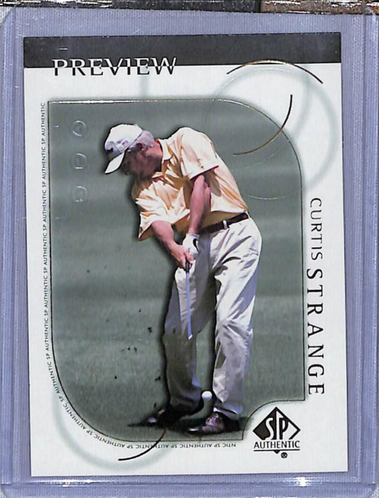 2001 Upper Deck SP Authentic Preview #20 Curtis Strange NM-MT Golf Card  Image 1